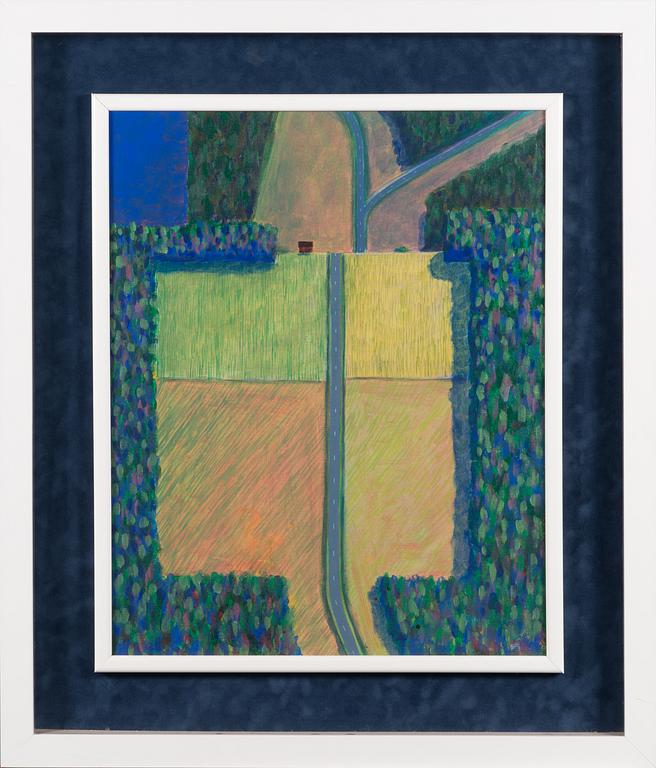 KRISTIAN KROKFORS, oil on canvas, signed and dated -89.