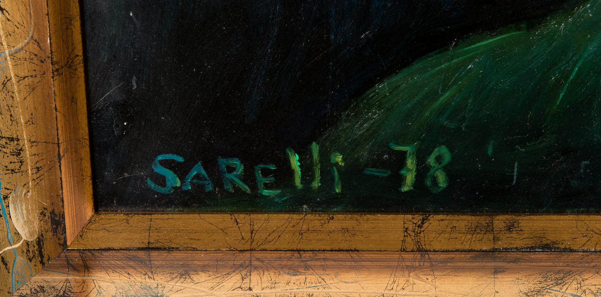 PAAVO SARELLI, öljy levylle, signeerattu ja päivätty -78.