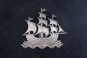 BRICKA, isolit samt silver, Perstorp, 1964.