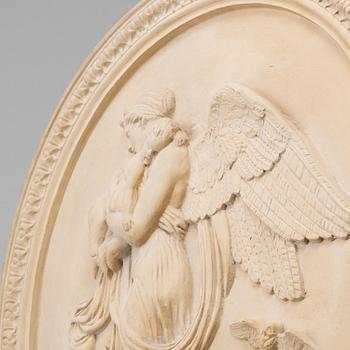 A wall hung relief by Bertel Thorvaldsen, early 20th century.