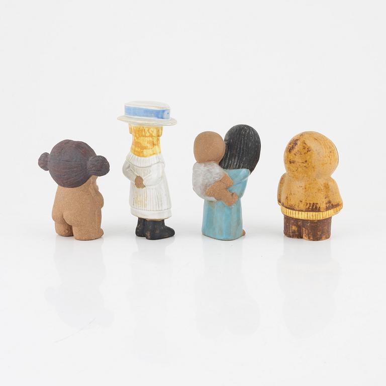 Lisa Larson, a group of eight figurines, Gustavsberg.