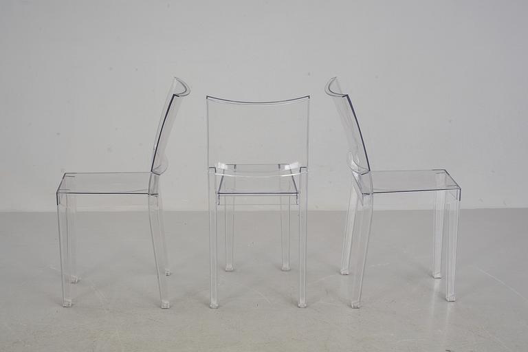 STOLAR, 3 st, "La Marie" Philippe Starck, Kartell, Italien, 2000-tal.