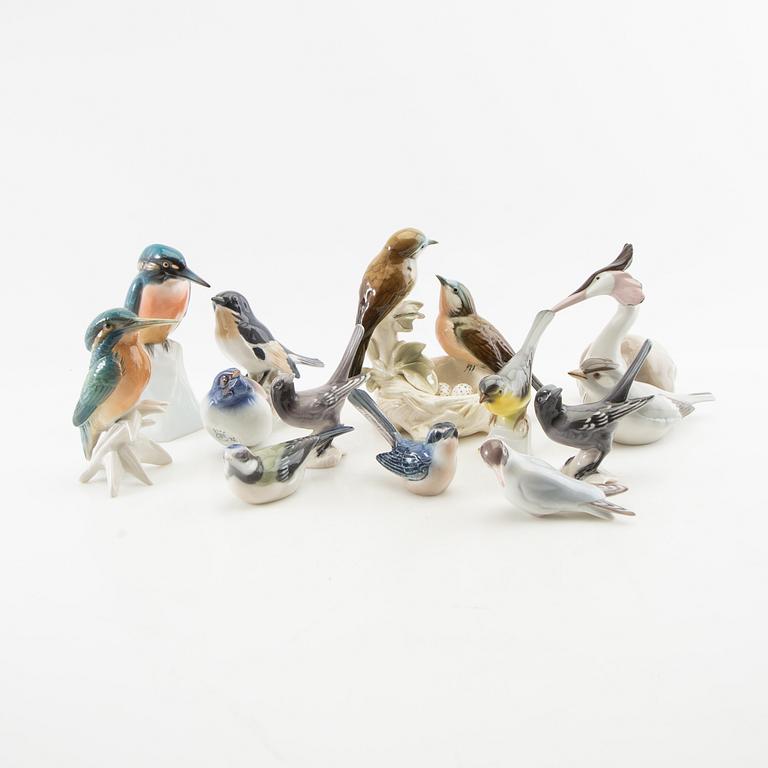 Figurines 13 pcs mostly Germany 20th century porcelain.
