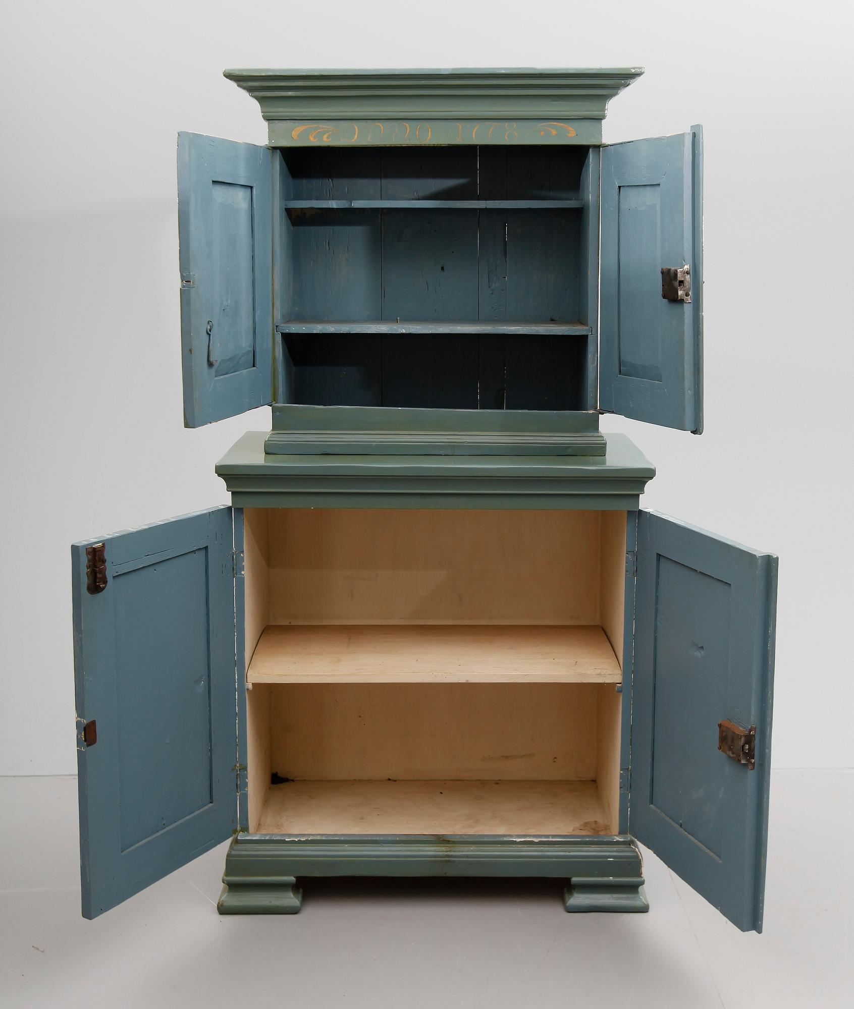 SKÅP, allmoge, datering anno 1778.