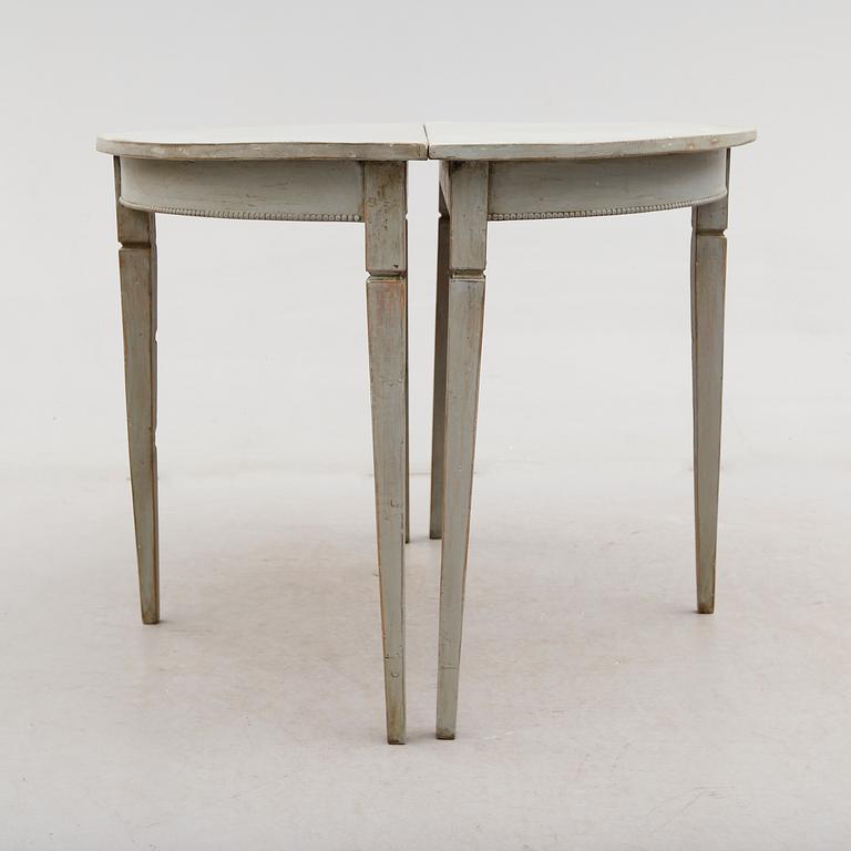 VÄGGBORD, 1 par, 1800-talets mitt.