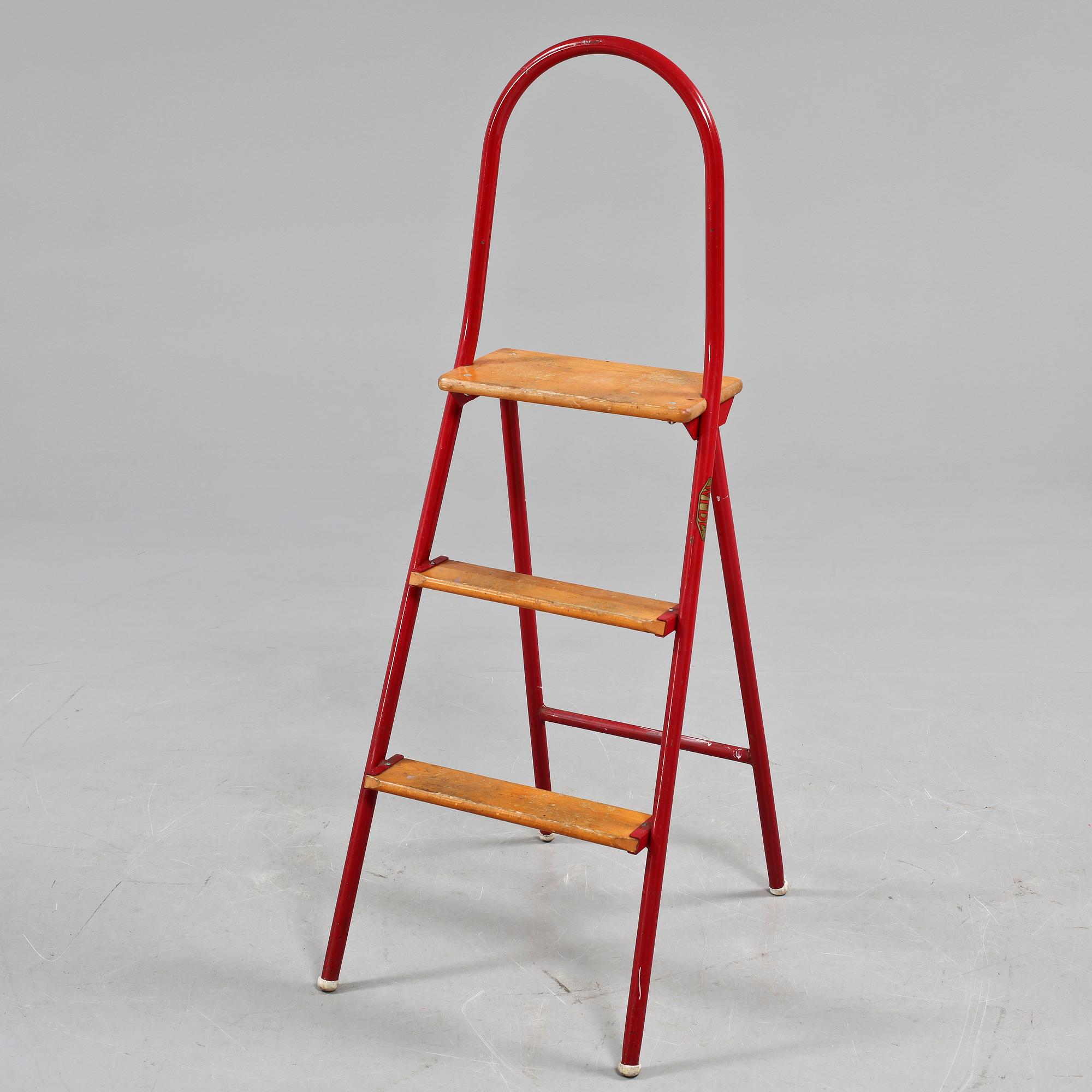 STEGPALL, WI-BE, Mora, 1960-tal, etikettmärkt.