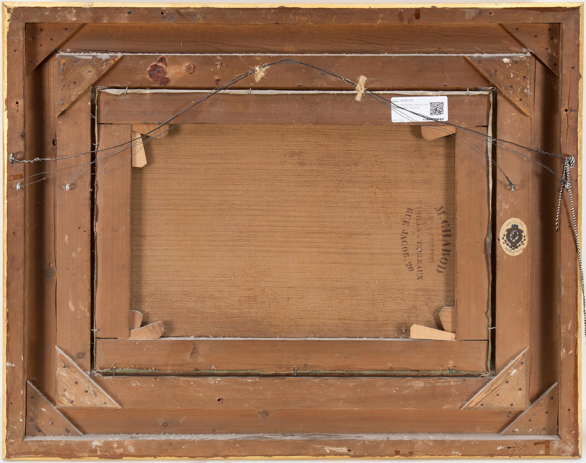 OTTO HAGBORG, oil on canvas, signed Otto Hagborg.