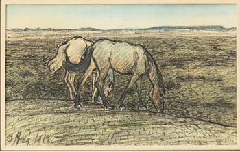 Nils Kreuger, Grazing Horses.