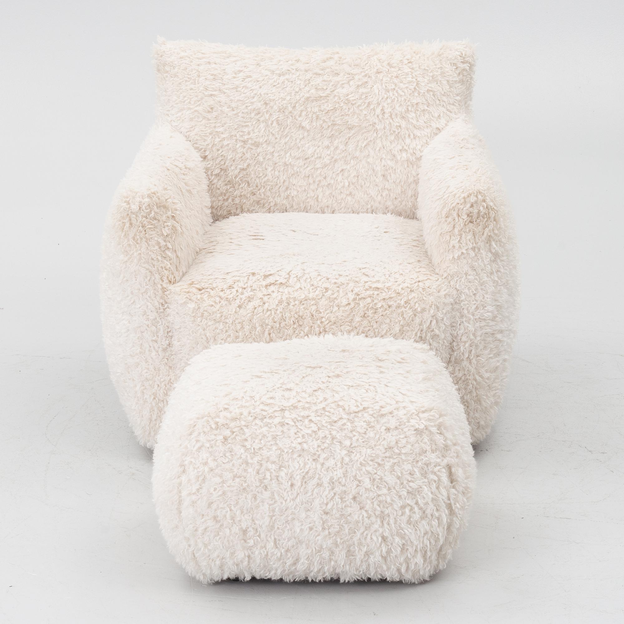 Fåtölj och sittpuff, "Le Petite", Decotique, samtida.