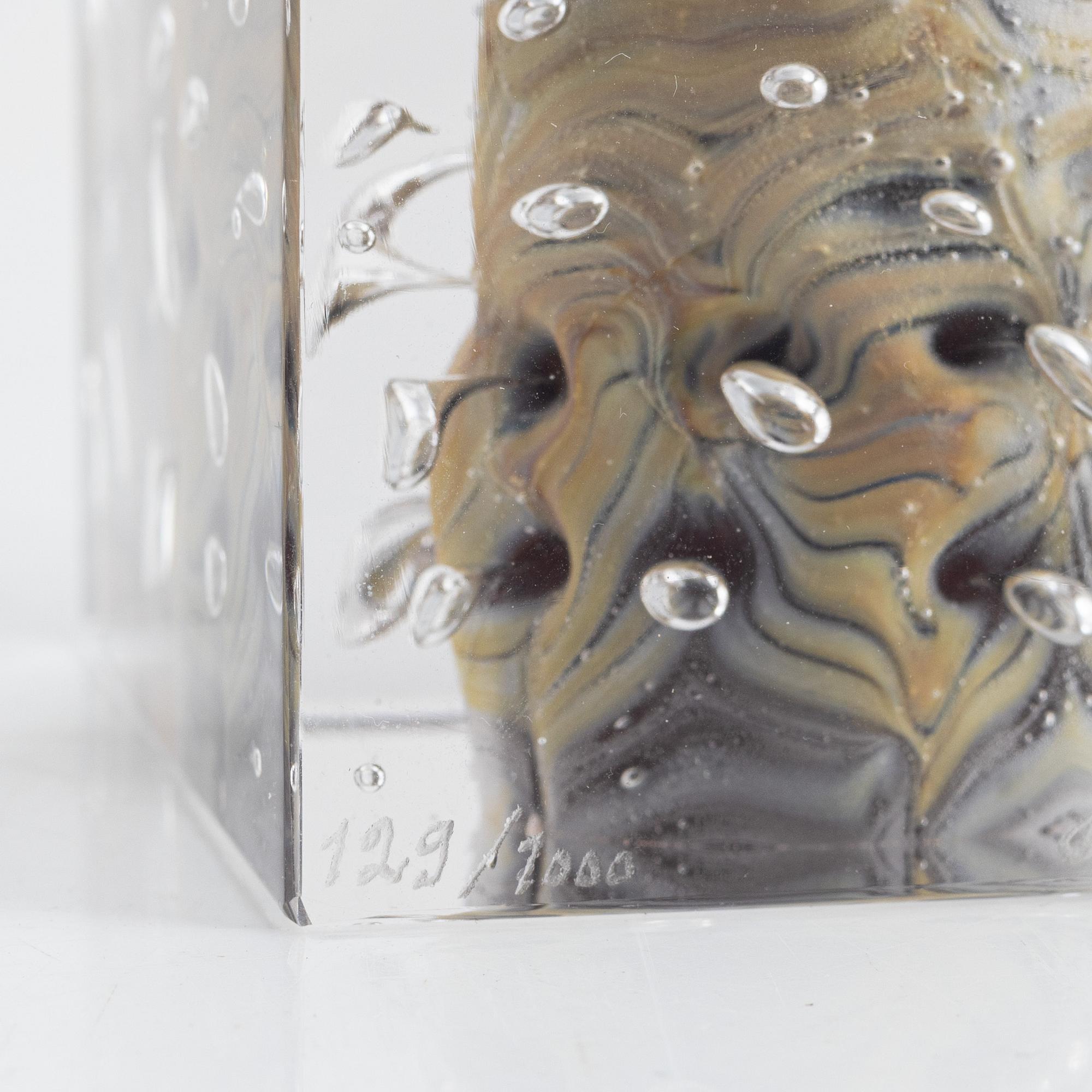 Oiva Toikka, årskub 1979, glas, Nuutajärvi, Finland.