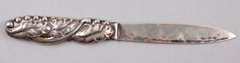 BREVKNIV, silver, Georg Jensen, Danmark.