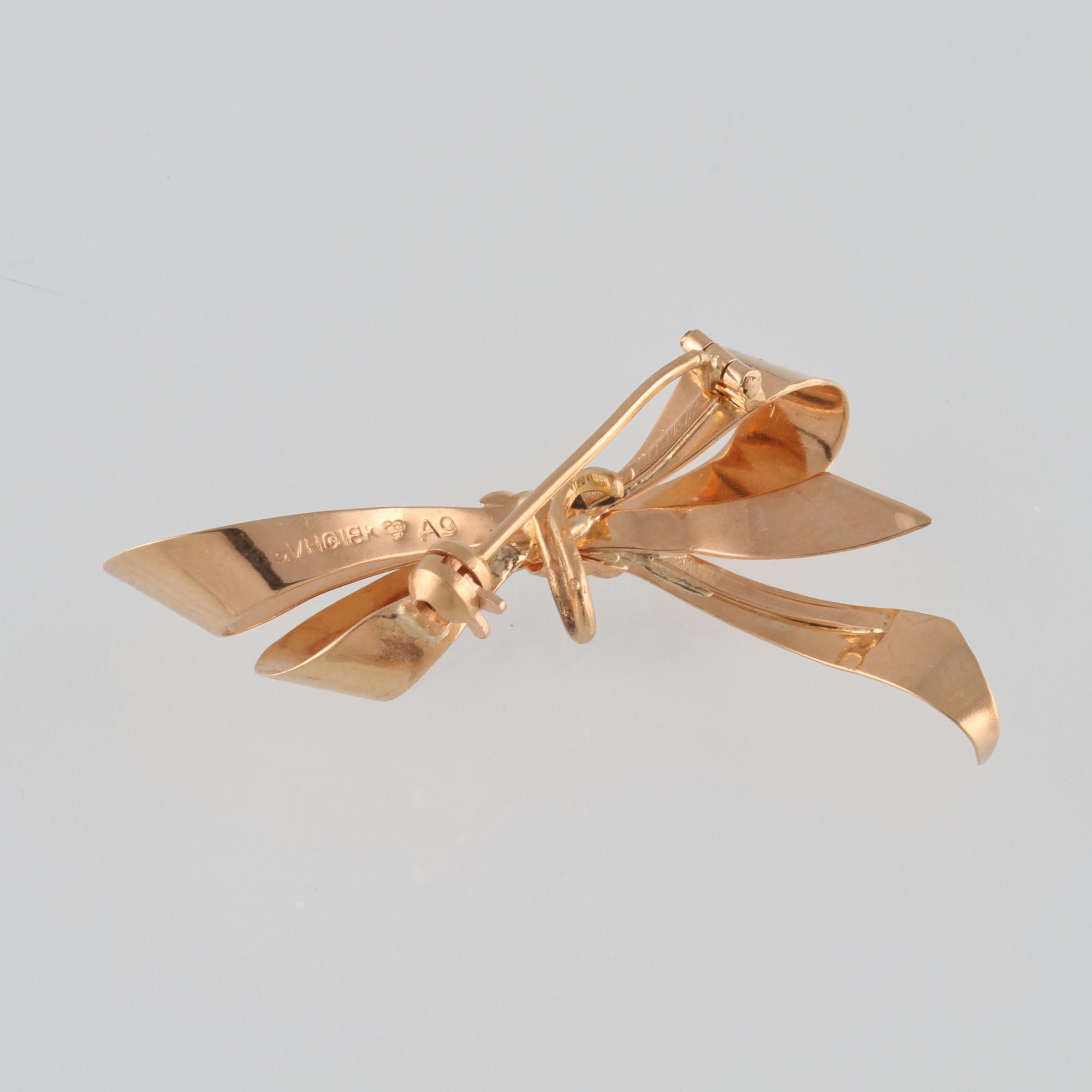 BROSCH, 18K guld, Guldvaruhuset, Stockholm, 1951. Vikt 2,9 gram.