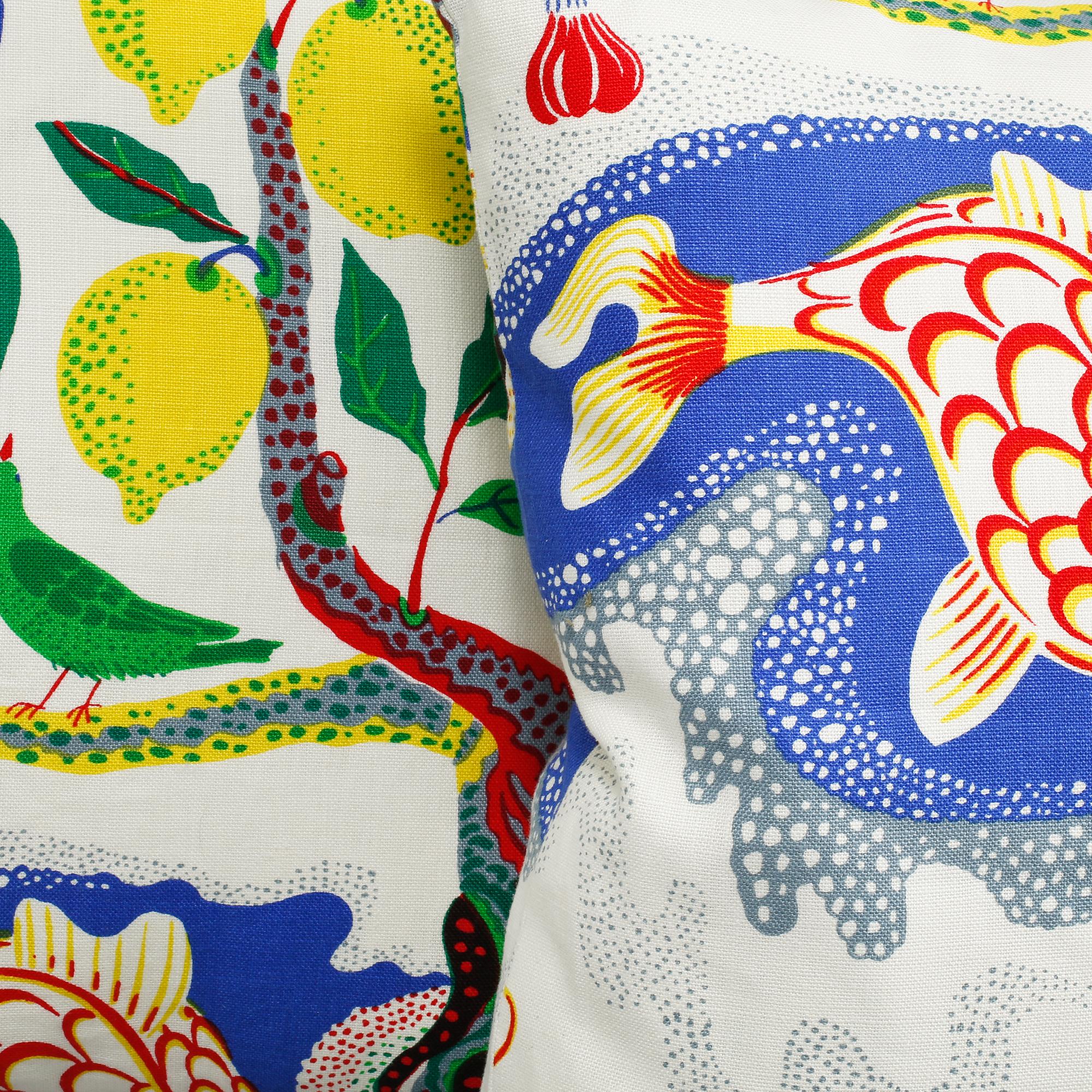 KUDDAR, 2 st, Josef Frank, Firma Svenskt Tenn, omkring år 2000.