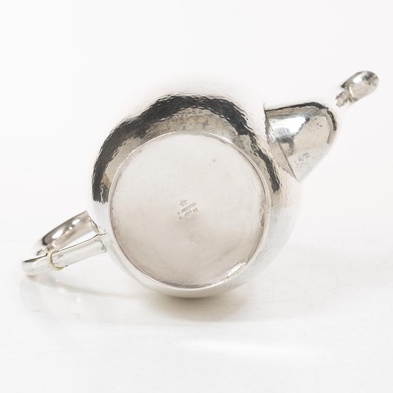 Karl Anderson, Coffee pot, silver, Stockholm 1918.