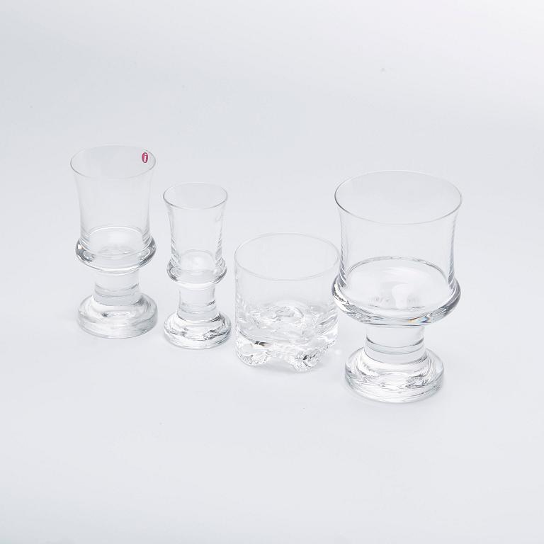 GLASSERVIS, 43 delar, Iittala, Finland.