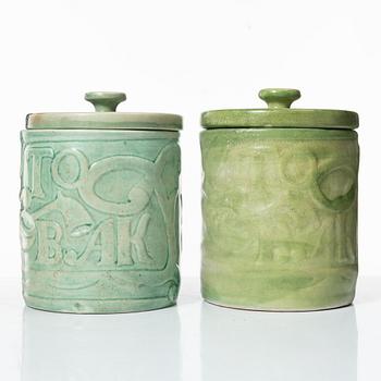 Allan Ebeling, tobaksburkar, 3 st, Bo Fajans 1920-tal och Torshälla 1934.