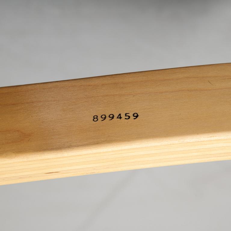 A pair of model 406 lounge chairs by Alvar Aalto for Artek, deigned 1939.