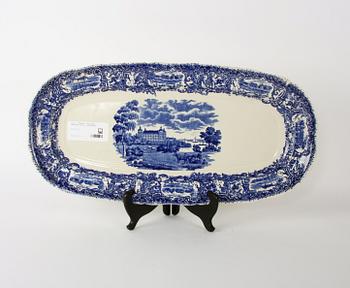FISKFAT, flintgods, "Svenska slott", Rörstrand.