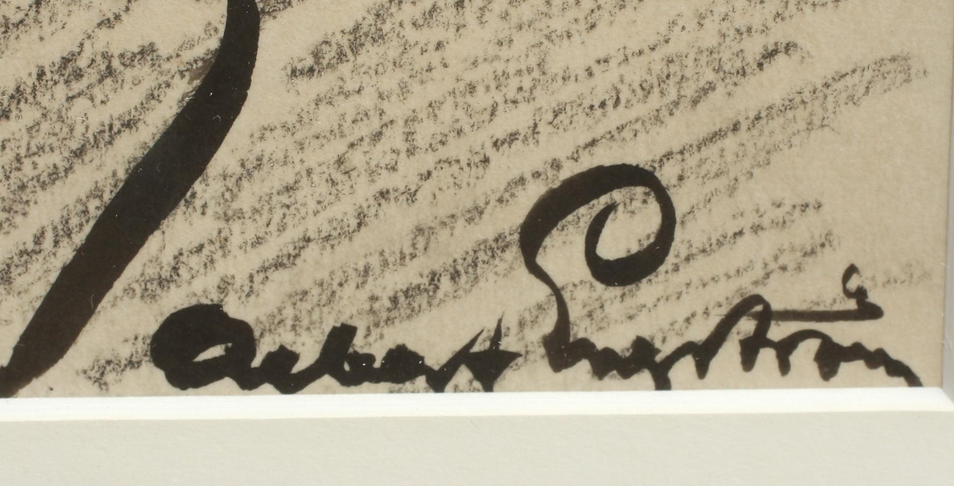 ALBERT ENGSTRÖM, tusch, 2 st, sign.