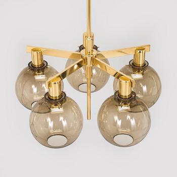 Hans-Agne Jakobsson, taklampa, modell 348/5, Markaryd, 1900-talets andra hälft.