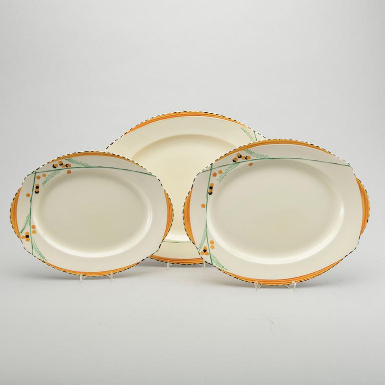 A 45+ 8 pcs Burleigh art deco dinner service.