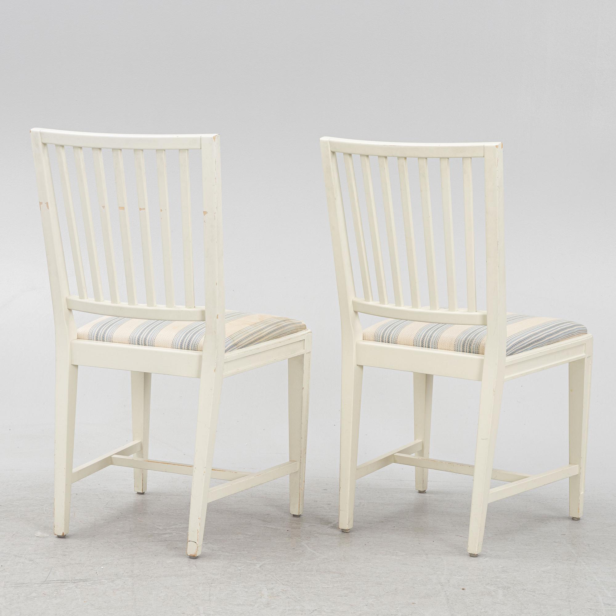 Stolar, leksandmodell, 12 st, 1900-talets mitt.