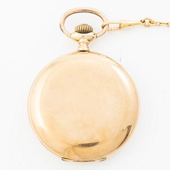 Pocket watch, hunter, 50.5 mm.