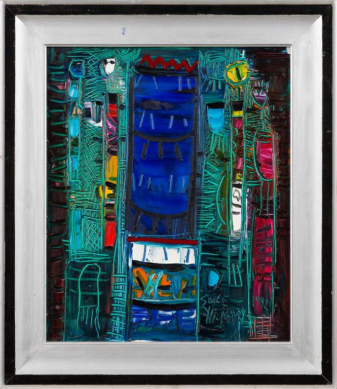 SOILE YLI-MÄYRY, oil on canvas, signed and dated 1992.