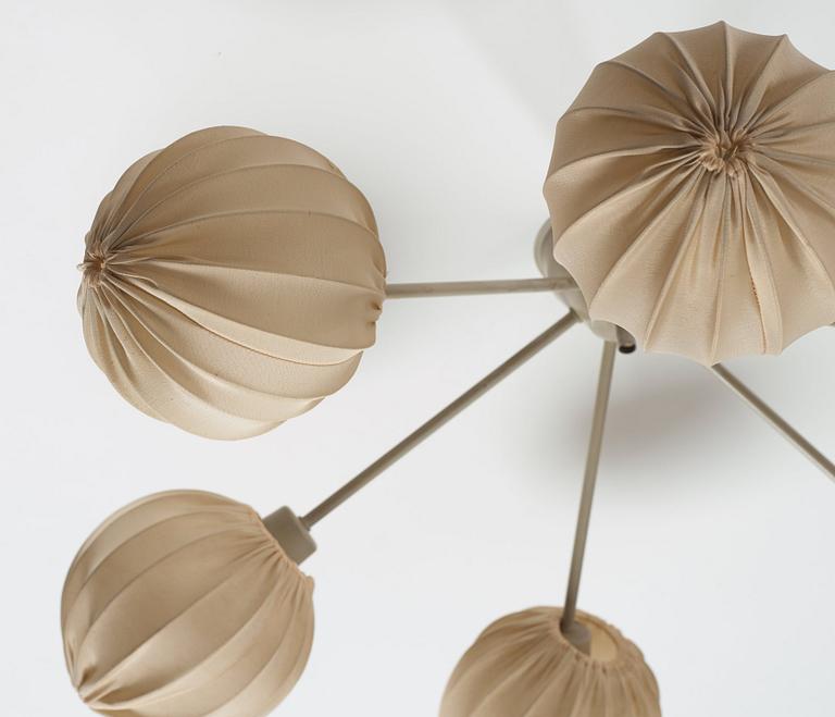Hans Bergström, tak/vägglampa, modell "139", ateljé Lyktan, Åhus, 1960-tal.