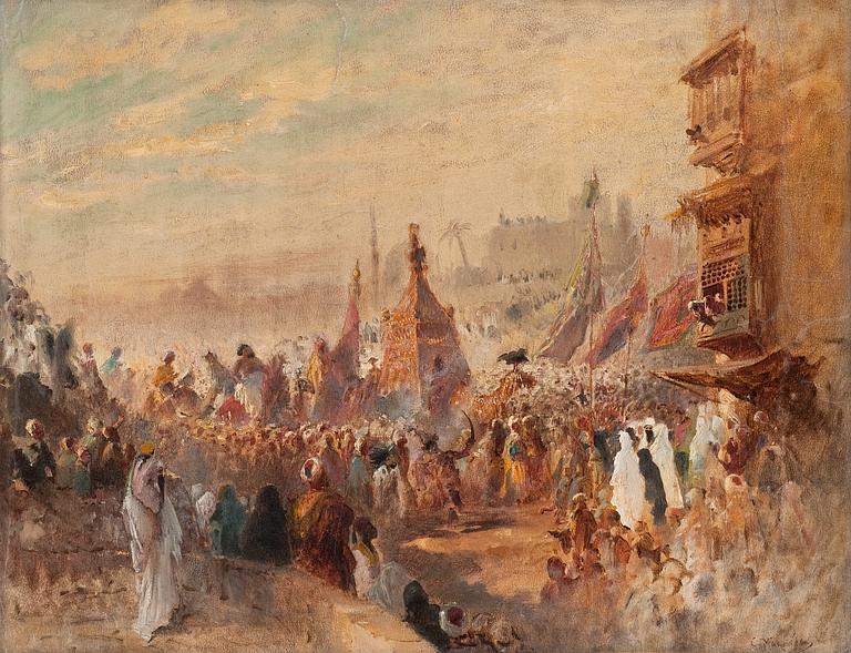 Konstantin Egorovich Makovsky, USKONNOLLINEN KULKUE KAIROSSA.