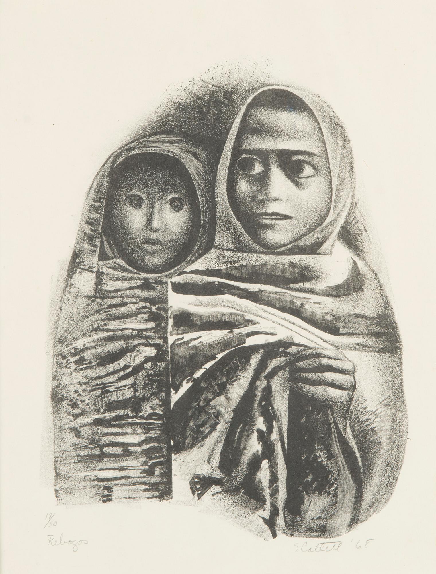Elizabeth Catlett, "Rebozos".