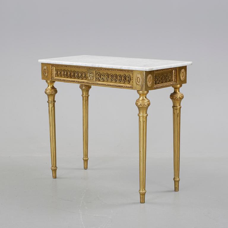 KONSOLBORD, gustavianskt, sent 1700-tal.
