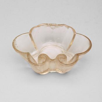 617. A rock chrystal brush washer, Qing dynasty, 19th Century.