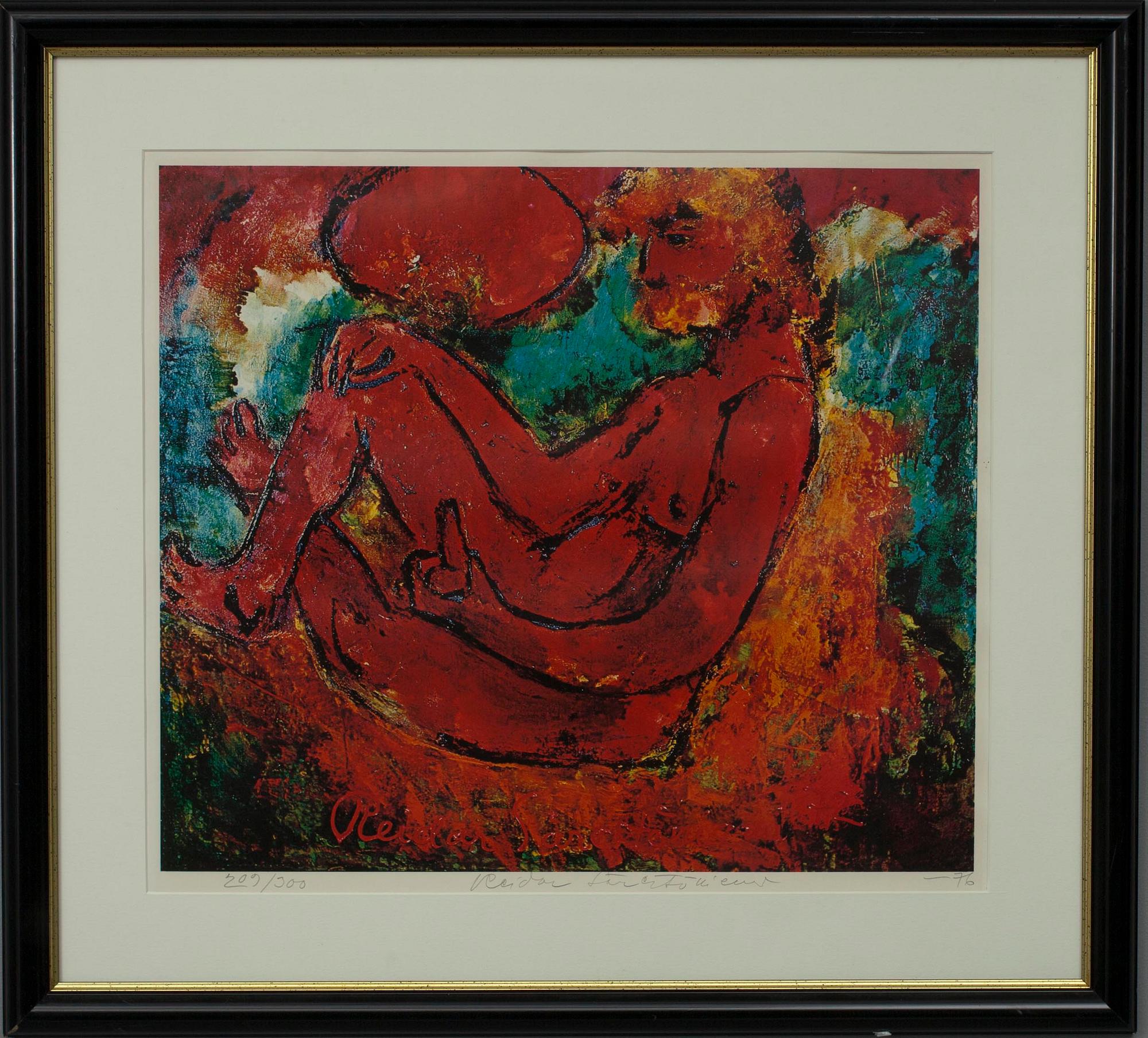 REIDAR SÄRESTÖNIEMI, offset tryck, sign. och dat. -76. Numr. 209/300.