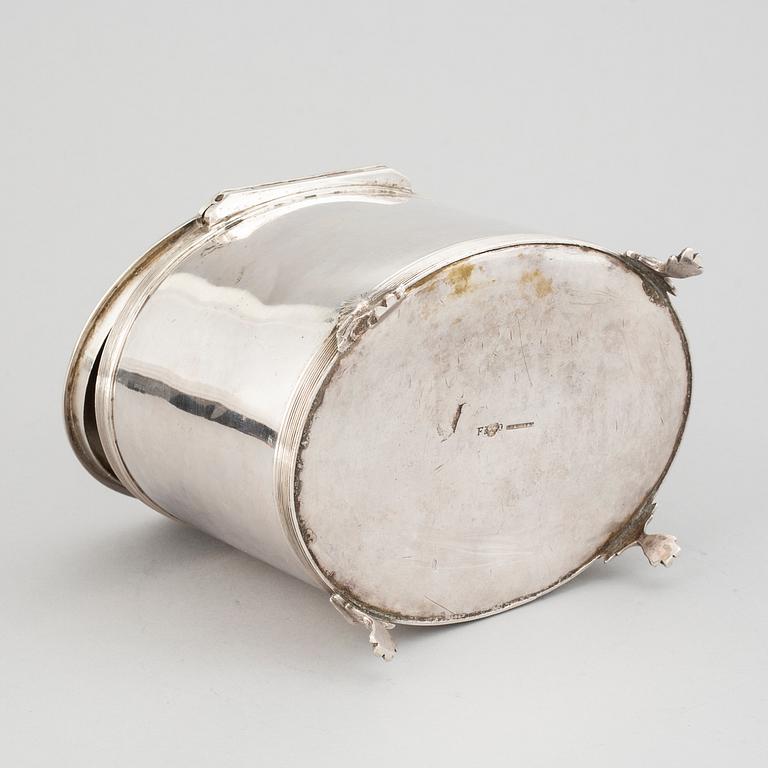 Sven Floberg, sockerskrin, silver, empire, Stockholm 1812.