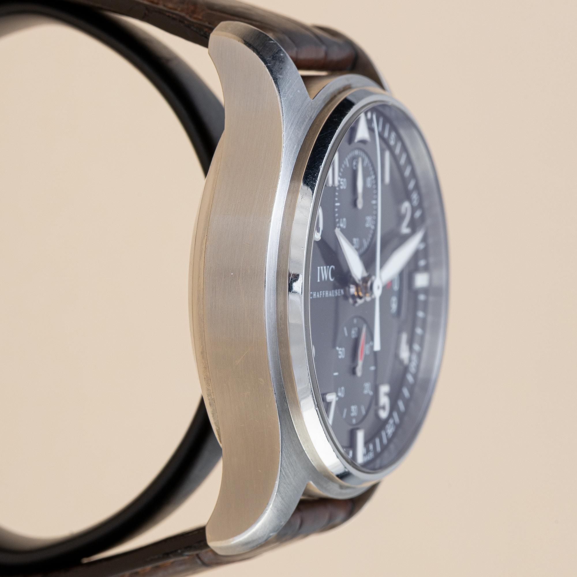IWC, Schaffhausen, Pilot's Watch, Spitfire Chronograph, "flyback", ca 2014.