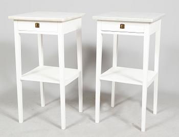 SÄNGBORD, 1 par, tidigt 1900-tal.