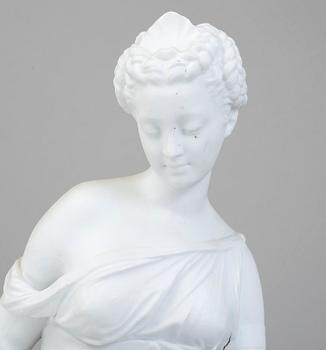 SKULPTUR, parian, 1900-talets första hälft.