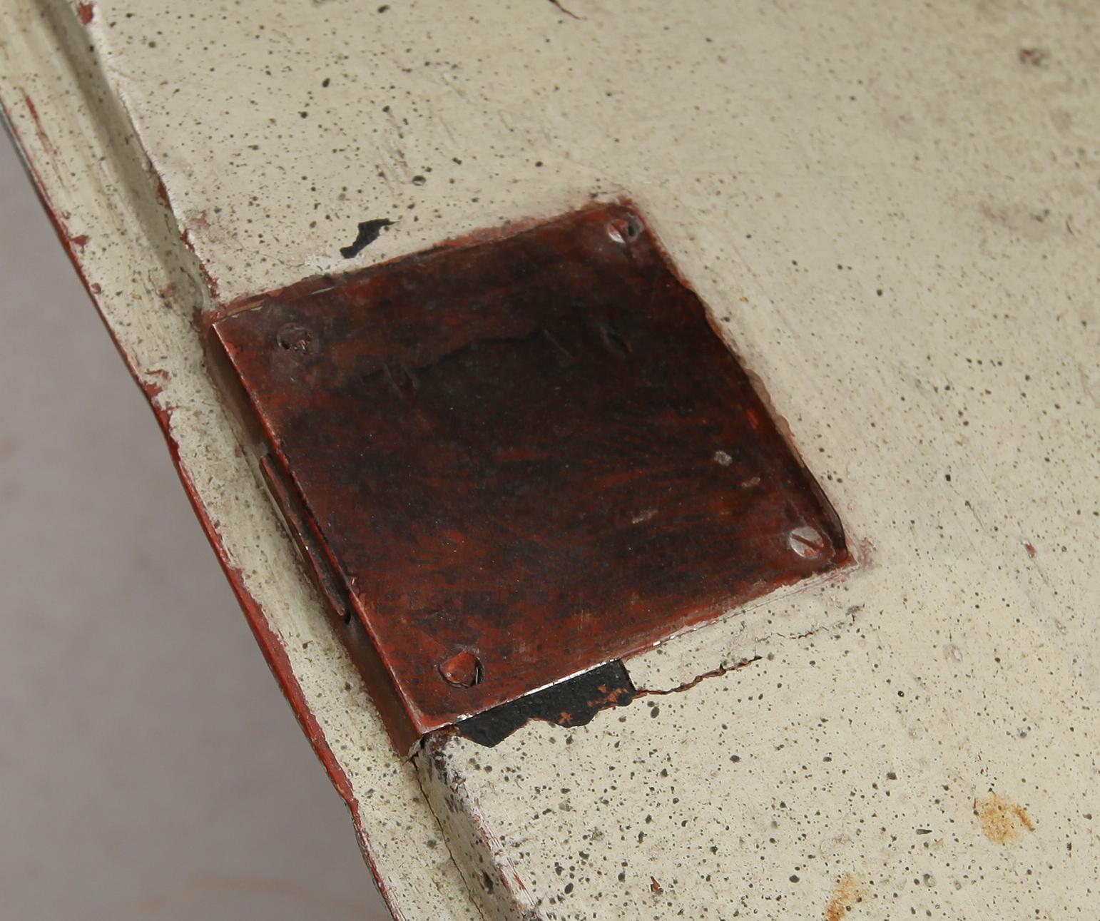 SKRIVSKÅP, allmoge, sent 1700-tal.