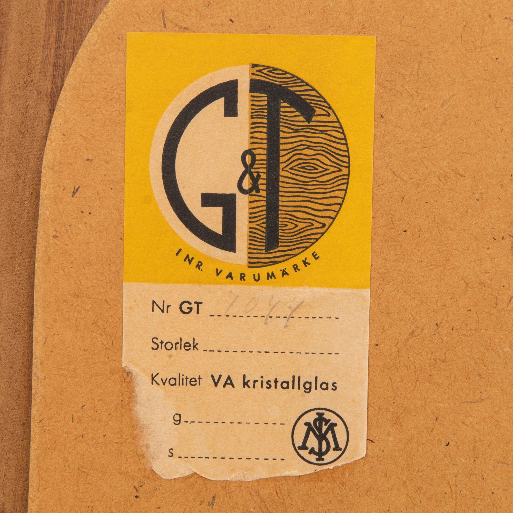 Spegel ab Glas & Trä Hovmantorp, Svensk Möbelindustri.