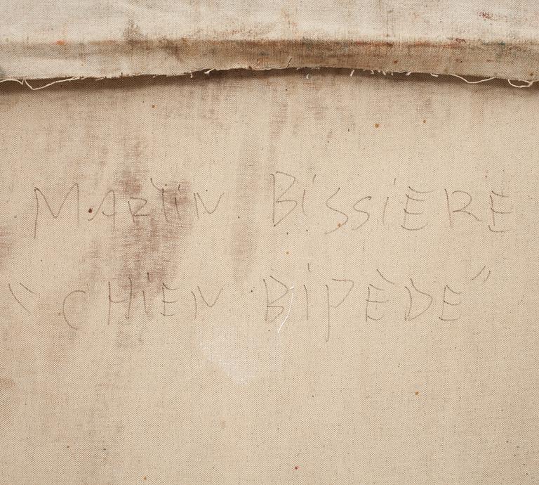 MARTIN BISSIERE, Olja på duk, a tergo sign.