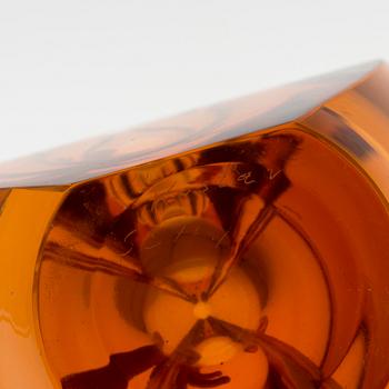 MONA MORALES-SCHILDT, 2 "Ventana" vases for Kosta glassworks, 1960´s.