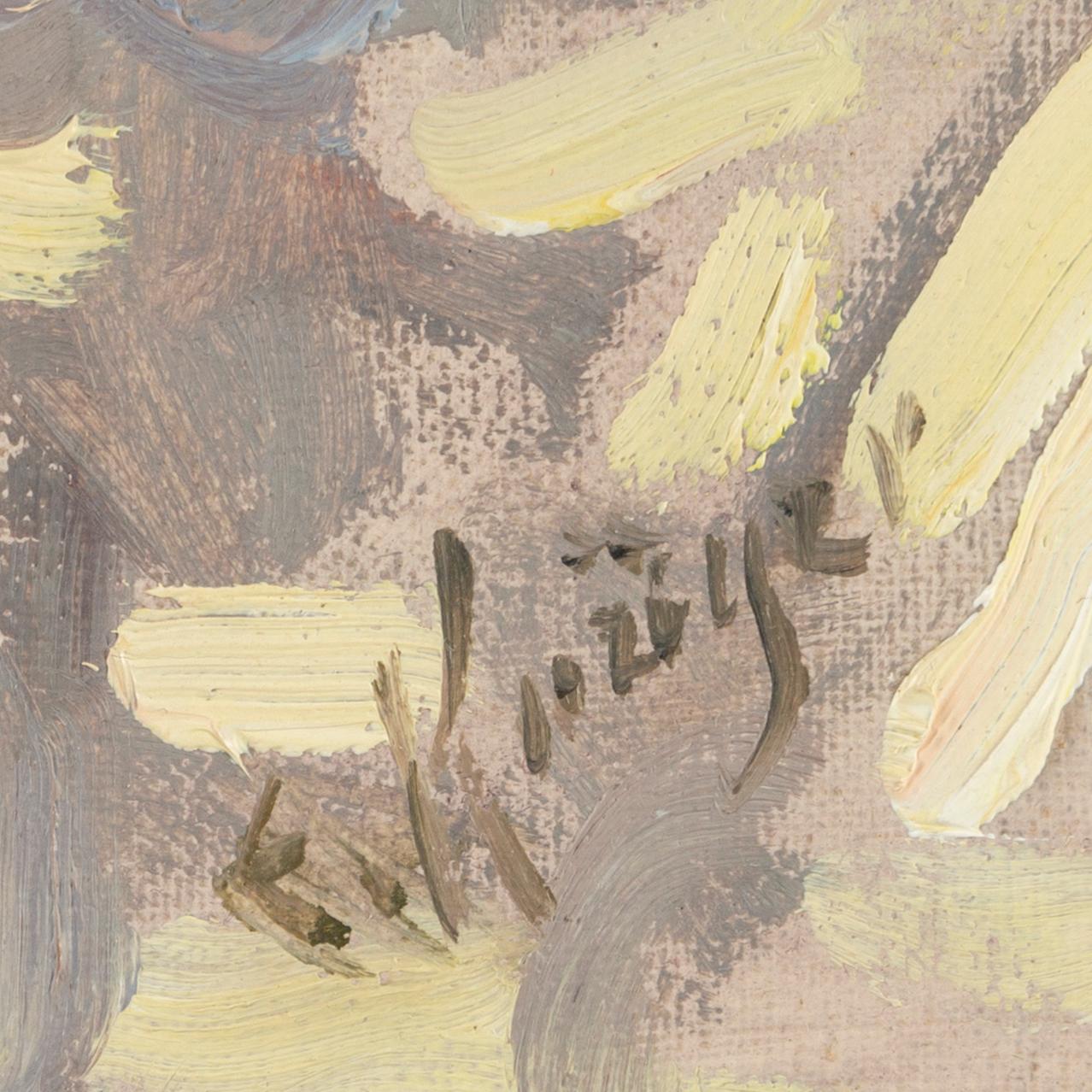 EINAR KRÜGER, oil on canvas, signed.