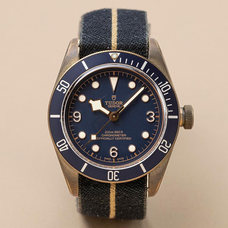 Tudor, Heritage, Black Bay, Bronze, "Bucherer Blue", ca 2021.