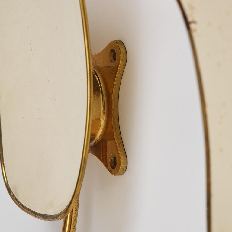 Carl-Axel Acking, a pair of wall lamps model 5029, Bröderna Malmströms Metallvarufabrik, Malmö, 1950s.