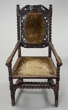 STOLAR, 10 st, barockstil, 1800-tal.
