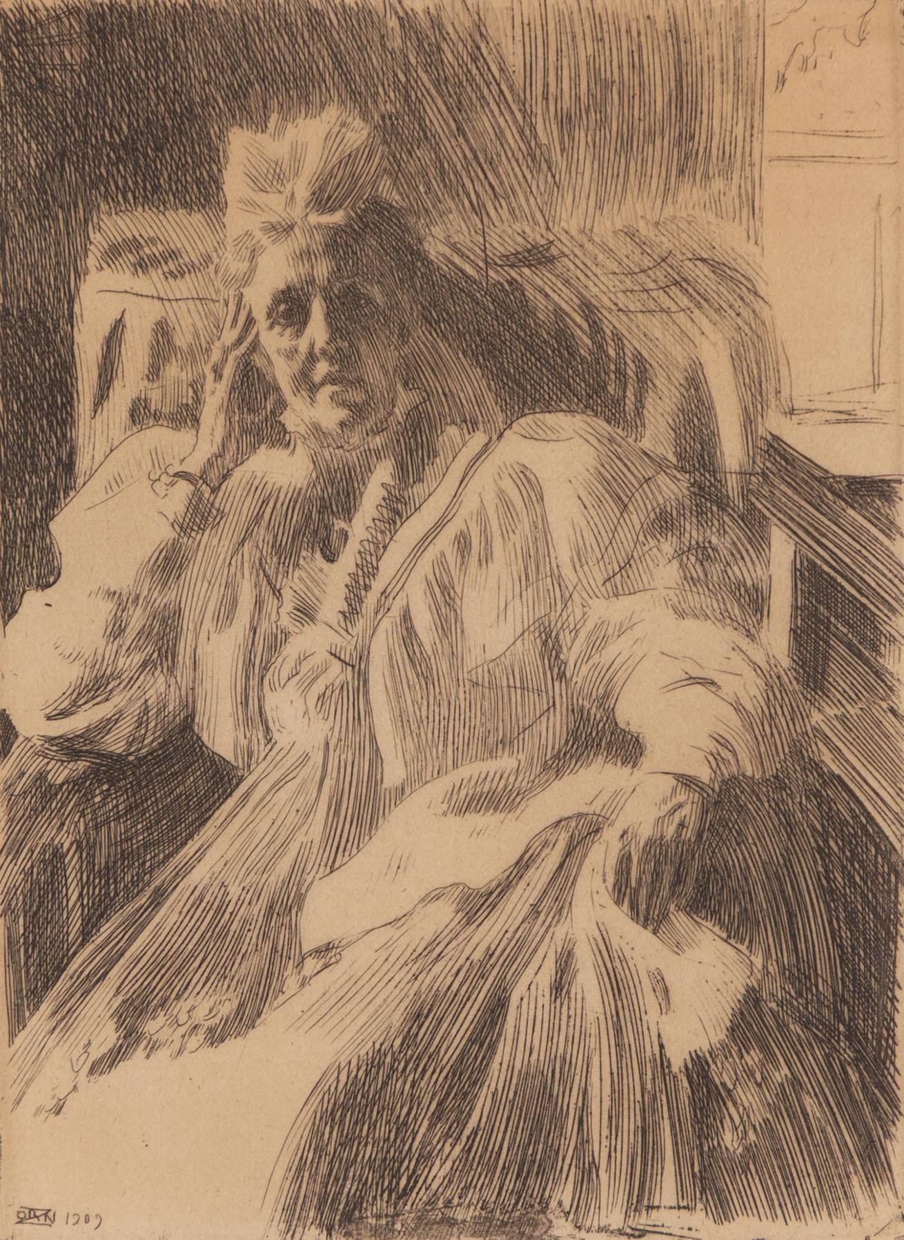 Anders Zorn, "Änkedrottning Sophia".