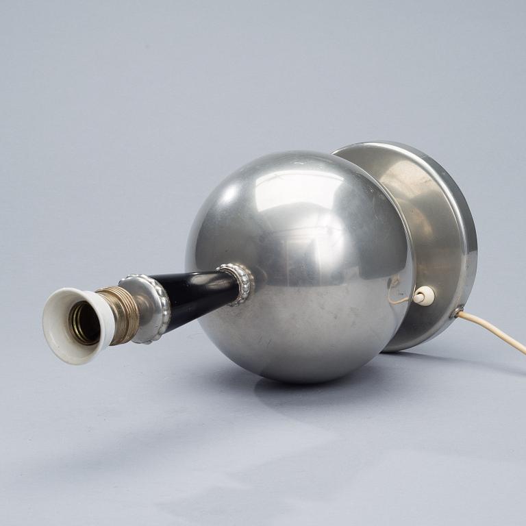 BORDSLAMPA, L&L Svensk Tenn 1938.