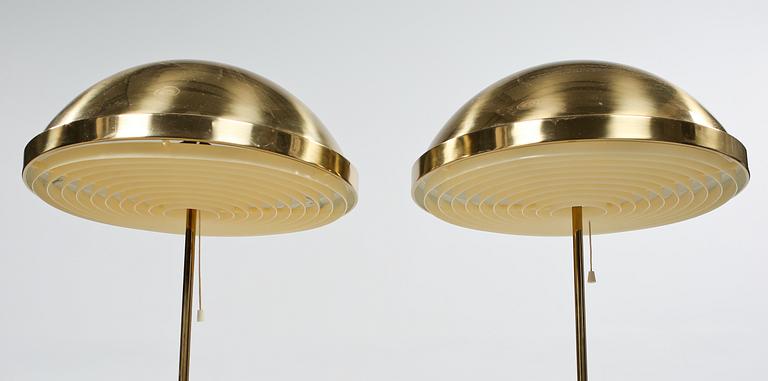 GOLVLAMPOR, 2 st, Bergboms, 1900-talets andra hälft.