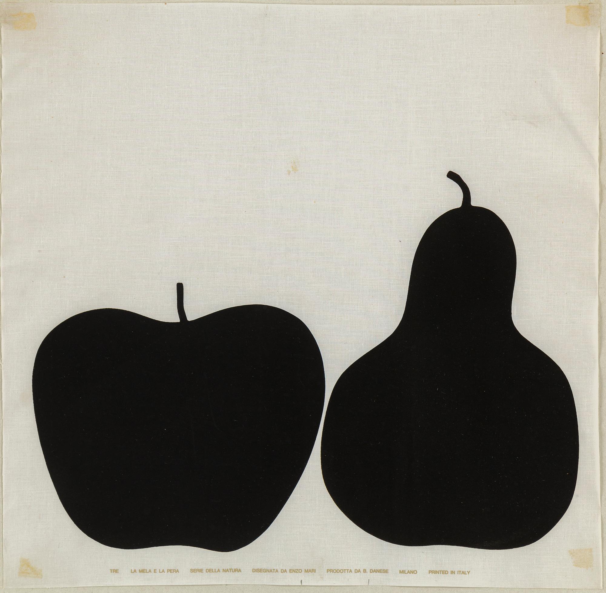 Enzo Mari シルクスクリーン Tre la mela e la pera Enzo Mari シルクスクリーン Tre la mela e la pera TRE,LA MELA E LA